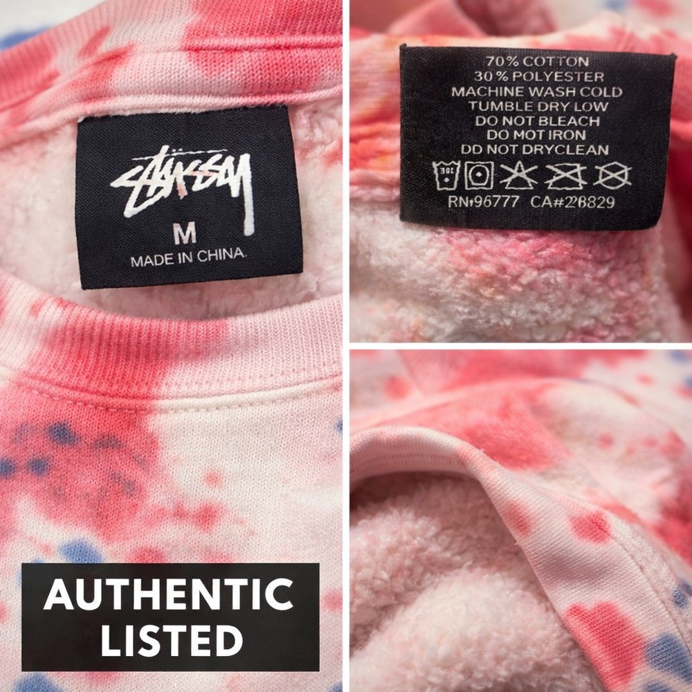 Stussy M SWEATSHIRT live listing - Picture 2 of 2